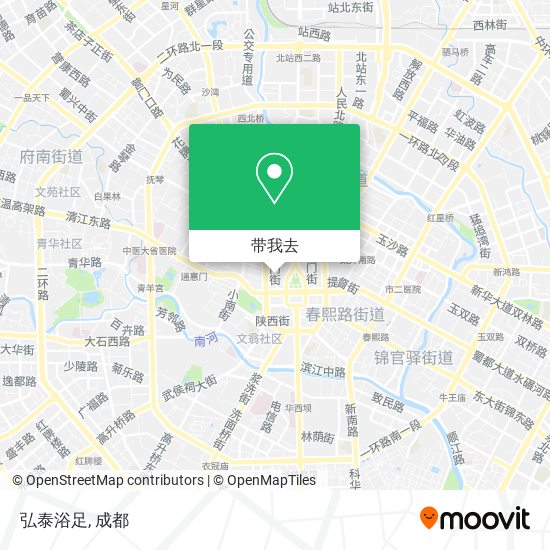 弘泰浴足地图