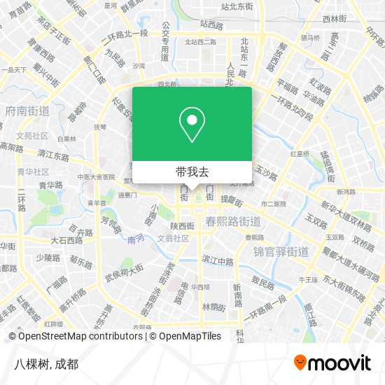 八棵树地图