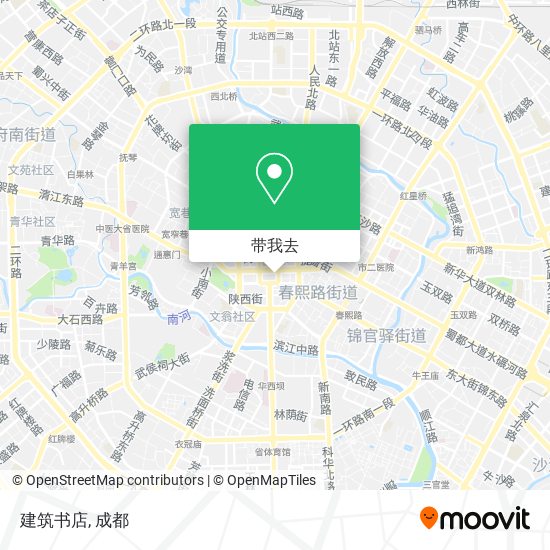 建筑书店地图