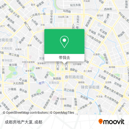成都房地产大厦地图