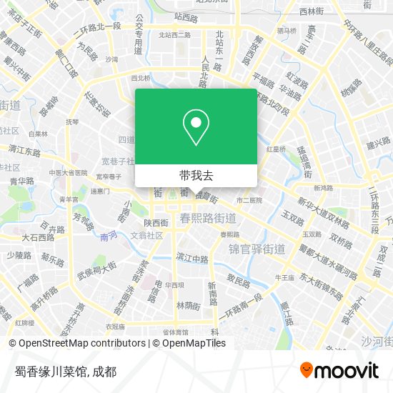 蜀香缘川菜馆地图