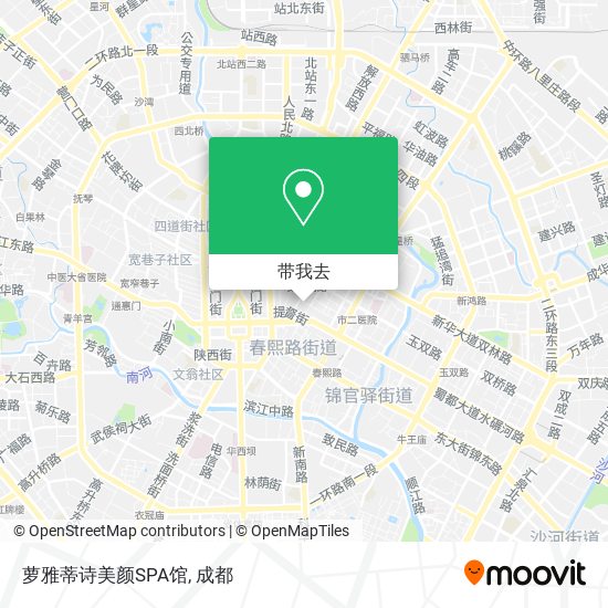萝雅蒂诗美颜SPA馆地图