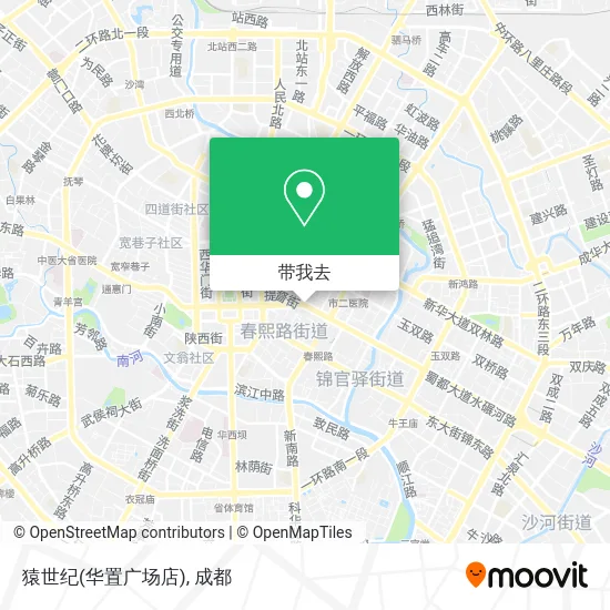 猿世纪(华置广场店)地图