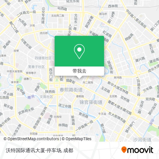 沃特国际通讯大厦-停车场地图