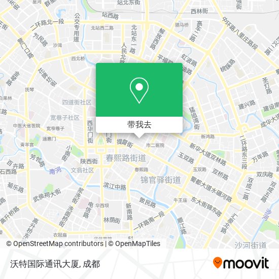 沃特国际通讯大厦地图