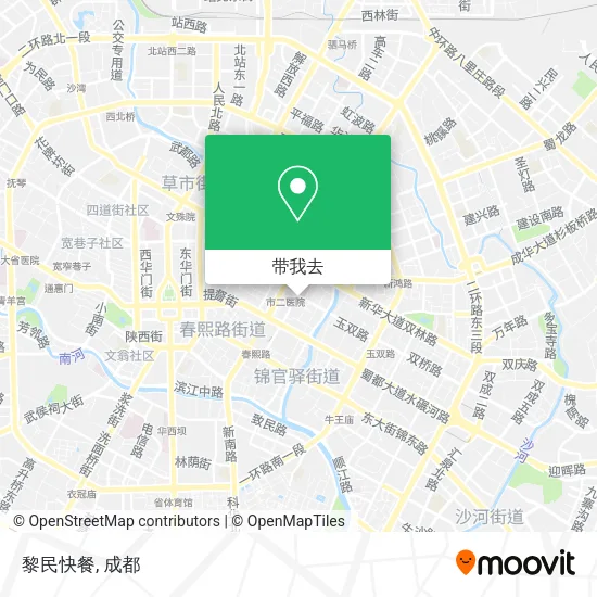 黎民快餐地图