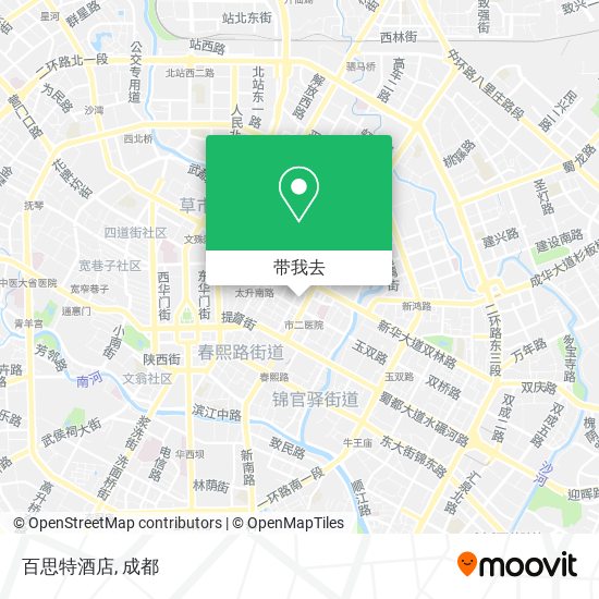 百思特酒店地图