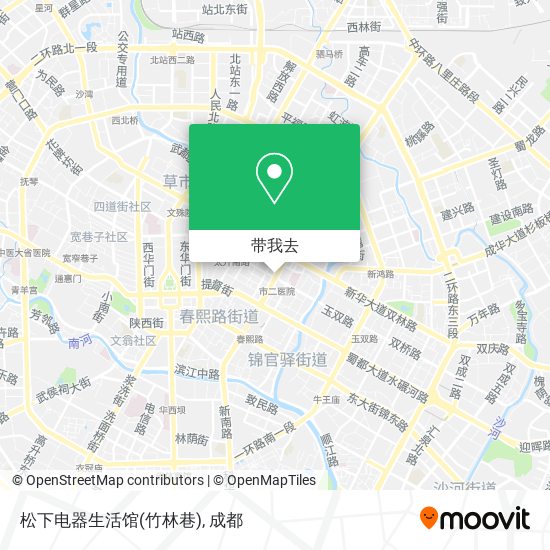 松下电器生活馆(竹林巷)地图
