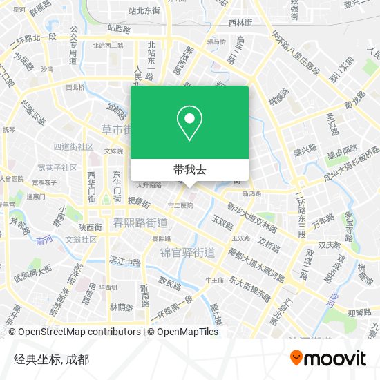 经典坐标地图