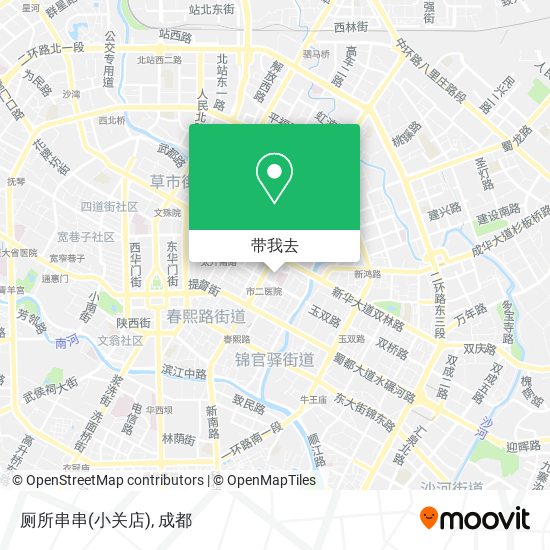 厕所串串(小关店)地图