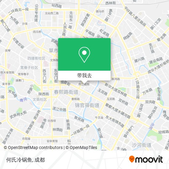 何氏冷锅鱼地图