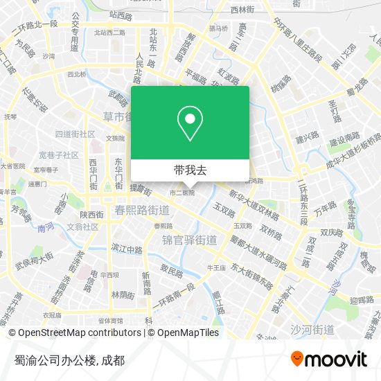 蜀渝公司办公楼地图