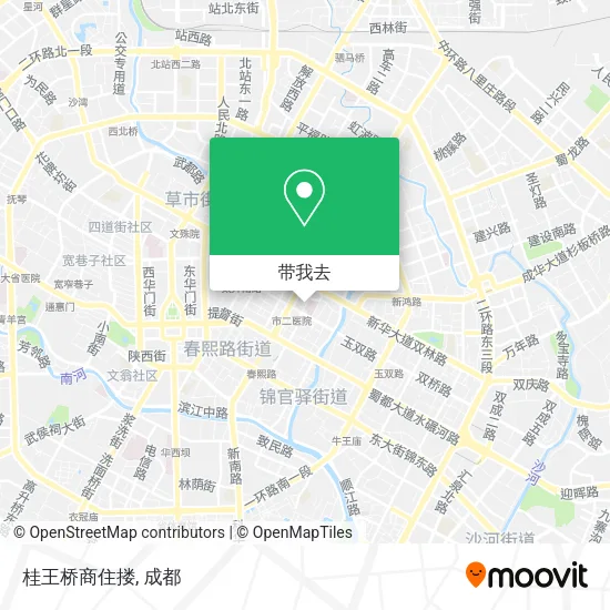 桂王桥商住搂地图