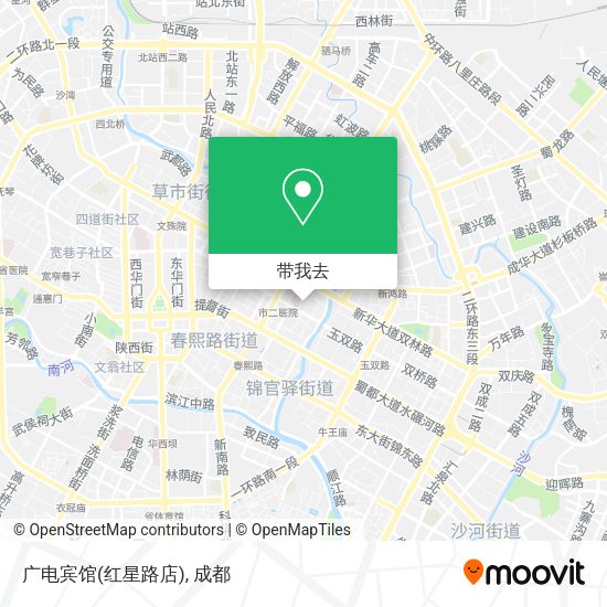 广电宾馆(红星路店)地图