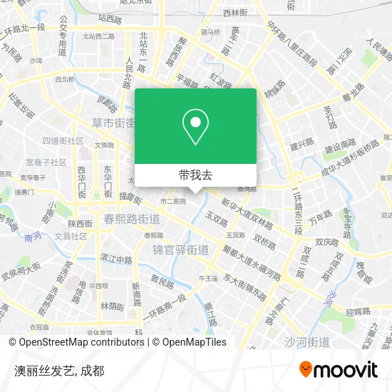 澳丽丝发艺地图