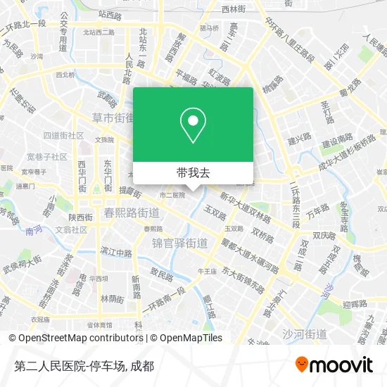 第二人民医院-停车场地图