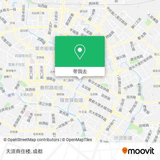 天涯商住楼地图