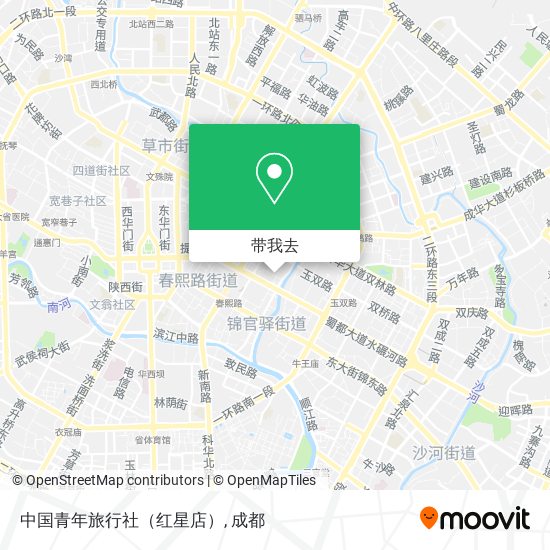 中国青年旅行社（红星店）地图