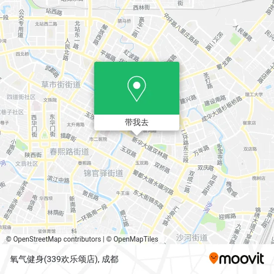 氧气健身(339欢乐颂店)地图