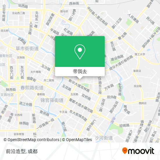 前沿造型地图