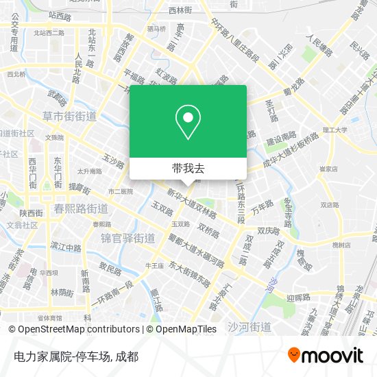 电力家属院-停车场地图