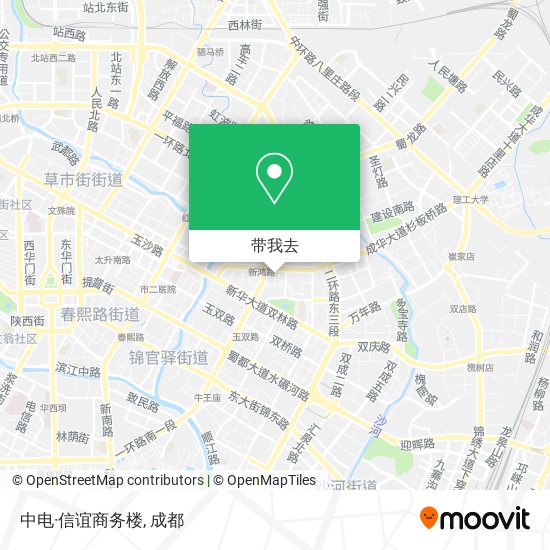 中电·信谊商务楼地图