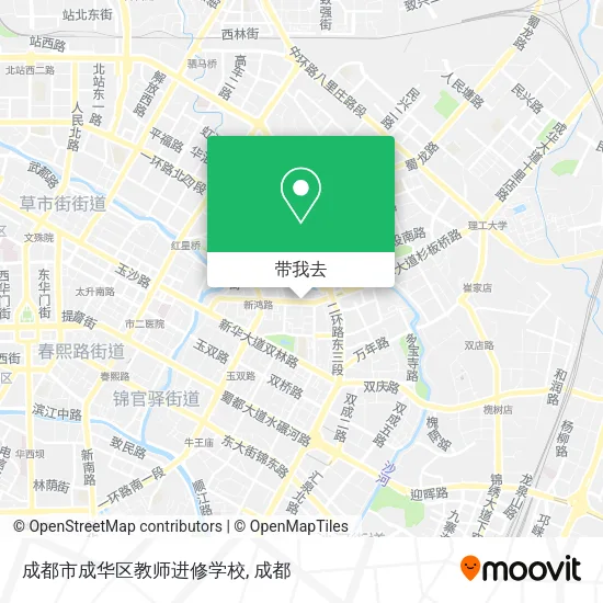 成都市成华区教师进修学校地图