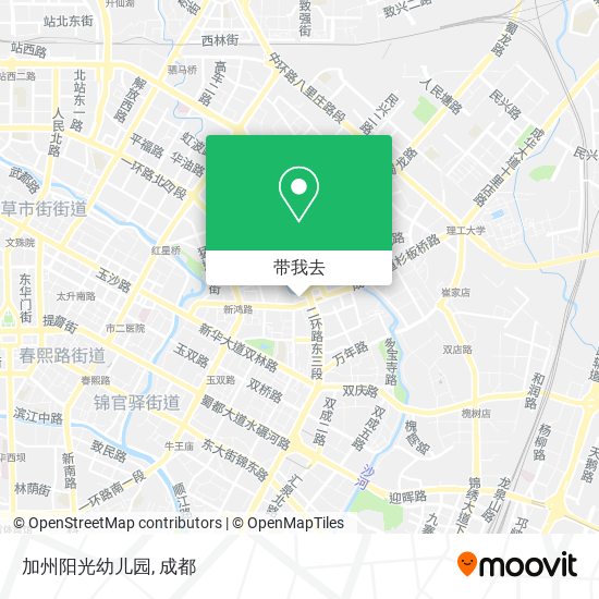 加州阳光幼儿园地图