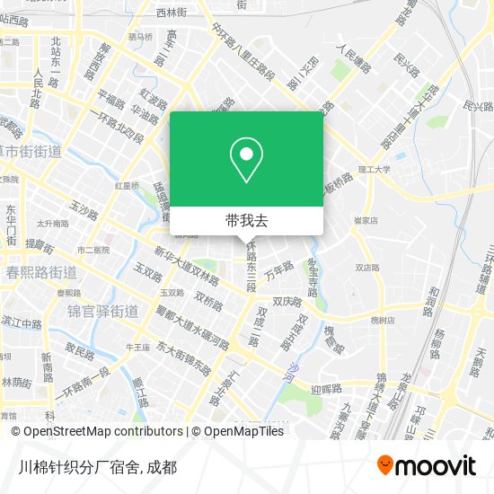 川棉针织分厂宿舍地图