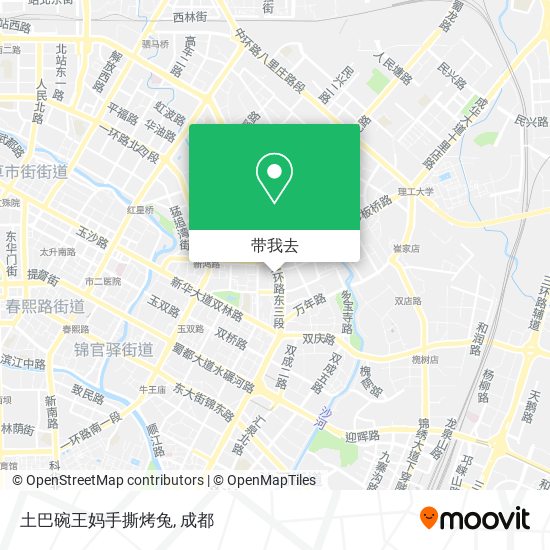 土巴碗王妈手撕烤兔地图