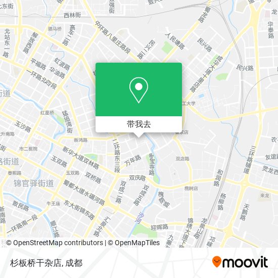杉板桥干杂店地图