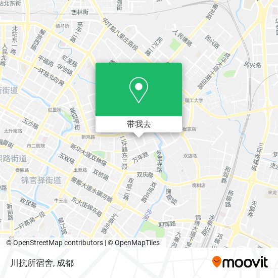 川抗所宿舍地图