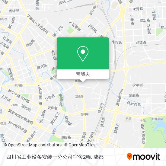 四川省工业设备安装一分公司宿舍2幢地图