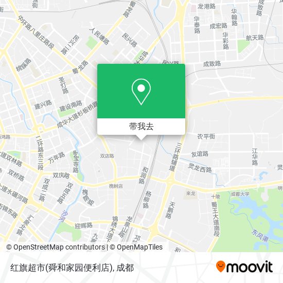 红旗超市(舜和家园便利店)地图