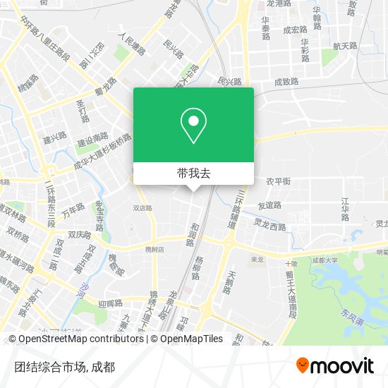 团结综合市场地图