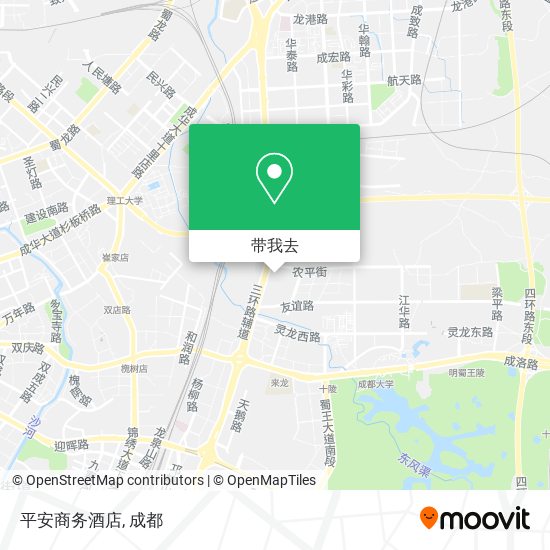 平安商务酒店地图
