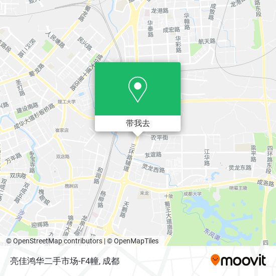 亮佳鸿华二手市场-F4幢地图