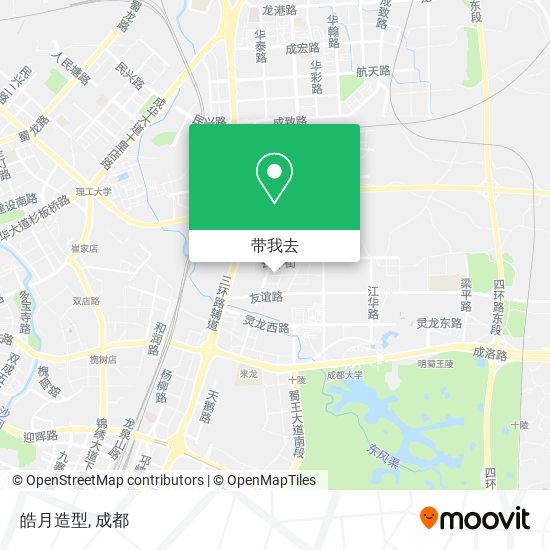 皓月造型地图