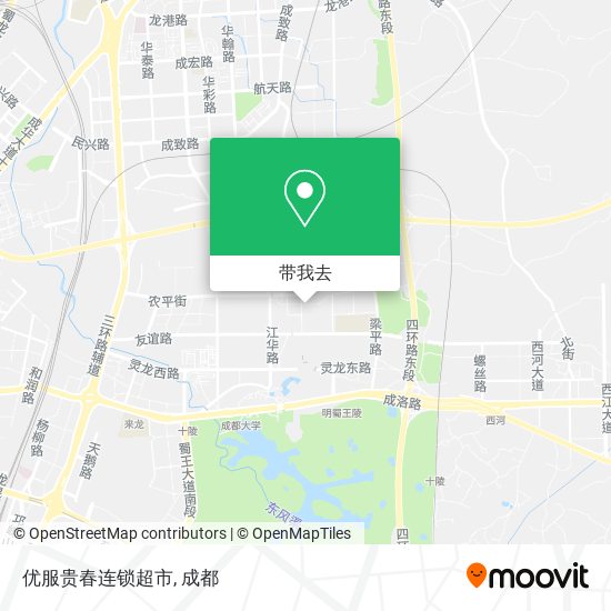 优服贵春连锁超市地图