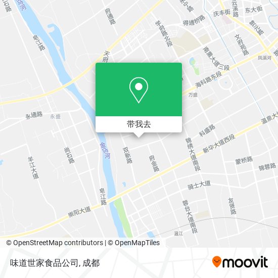 味道世家食品公司地图