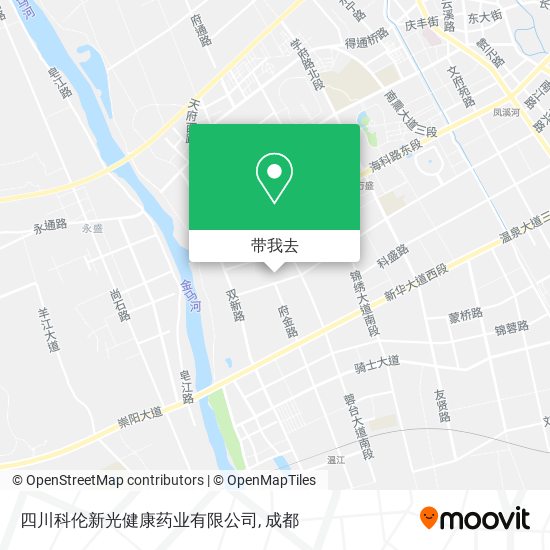 四川科伦新光健康药业有限公司地图