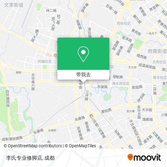 李氏专业修脚店地图