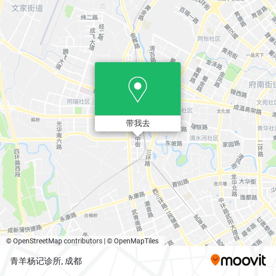 青羊杨记诊所地图