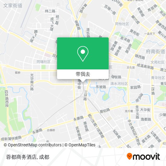 蓉都商务酒店地图