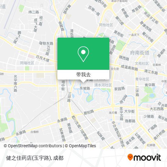 健之佳药店(玉宇路)地图