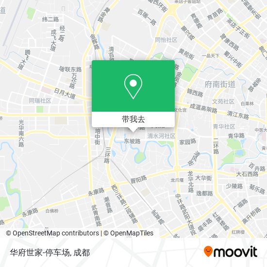 华府世家-停车场地图