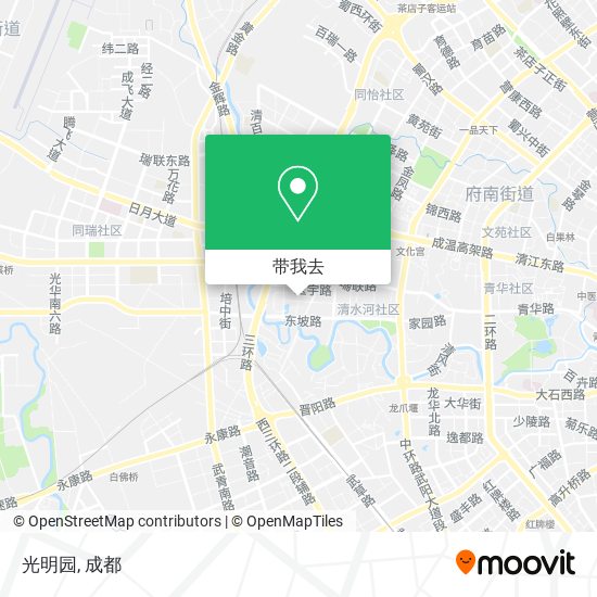光明园地图