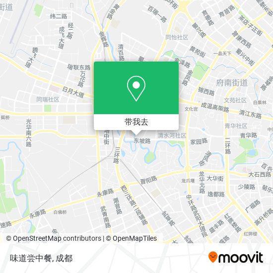味道尝中餐地图