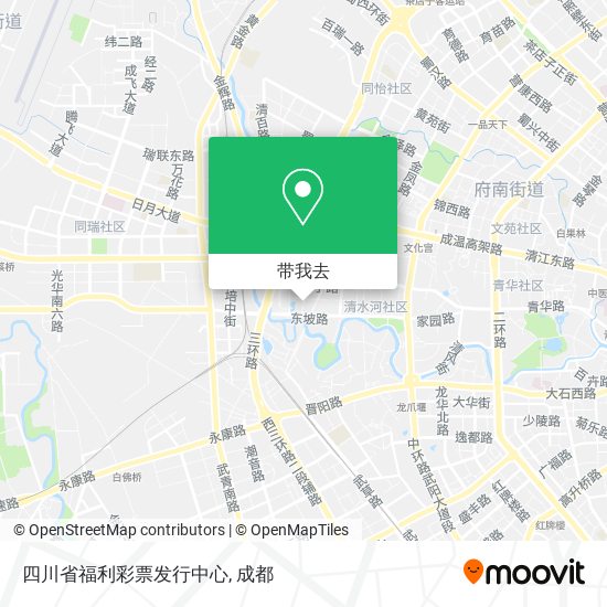 四川省福利彩票发行中心地图