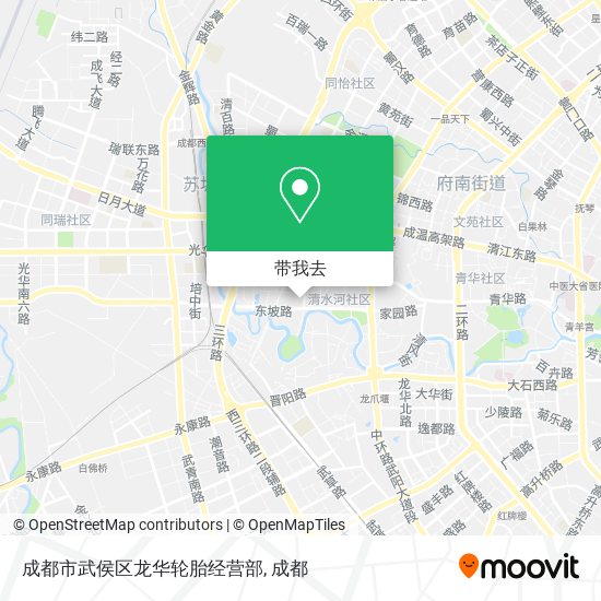 成都市武侯区龙华轮胎经营部地图